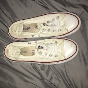 White slide on converse